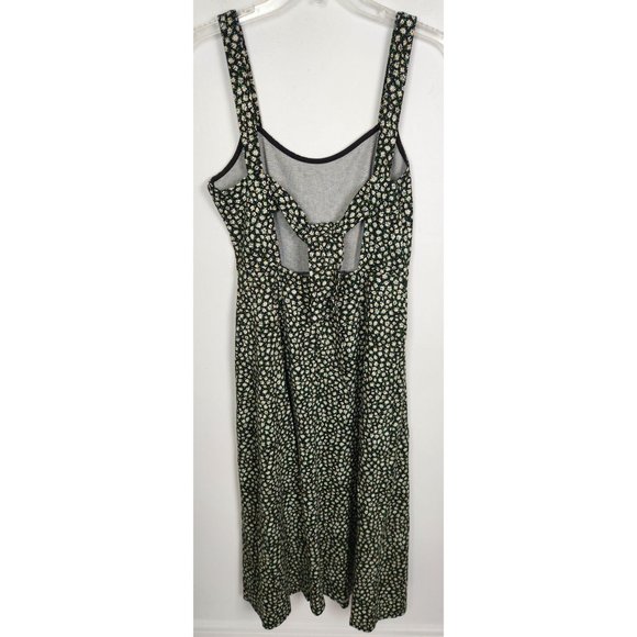 Free People Women's Sz. XS Ditzy Daisy Floral Midi Tank Open Back Dress - Picture 7 of 9